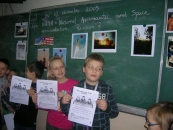 Specjalny projekt NASA realizowany z klasą 4a - listopad 2009